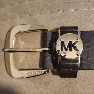Michael Kors Gold Buckle with Dark Brown Strap
